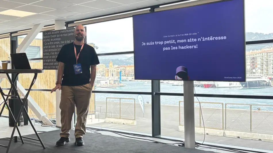Portrait de Jean-Baptiste COUTON au WordCamp Nice 2025