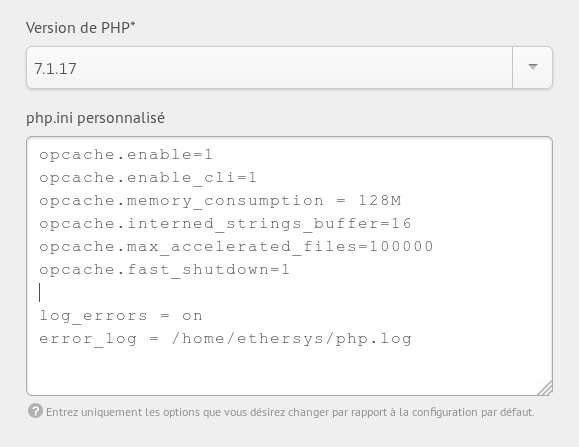 log PHP