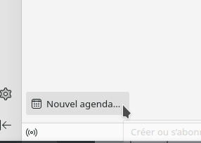 Ajouter un agenda