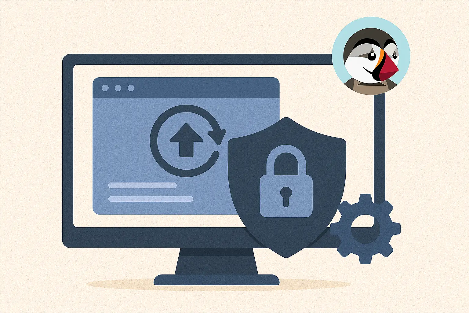 Illustration mise-à-jour PrestaShop