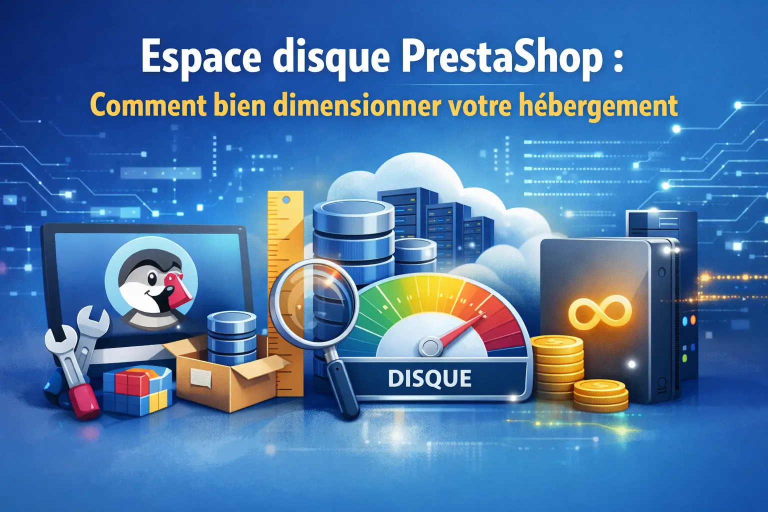 Illustration Espace Disque PrestaShop