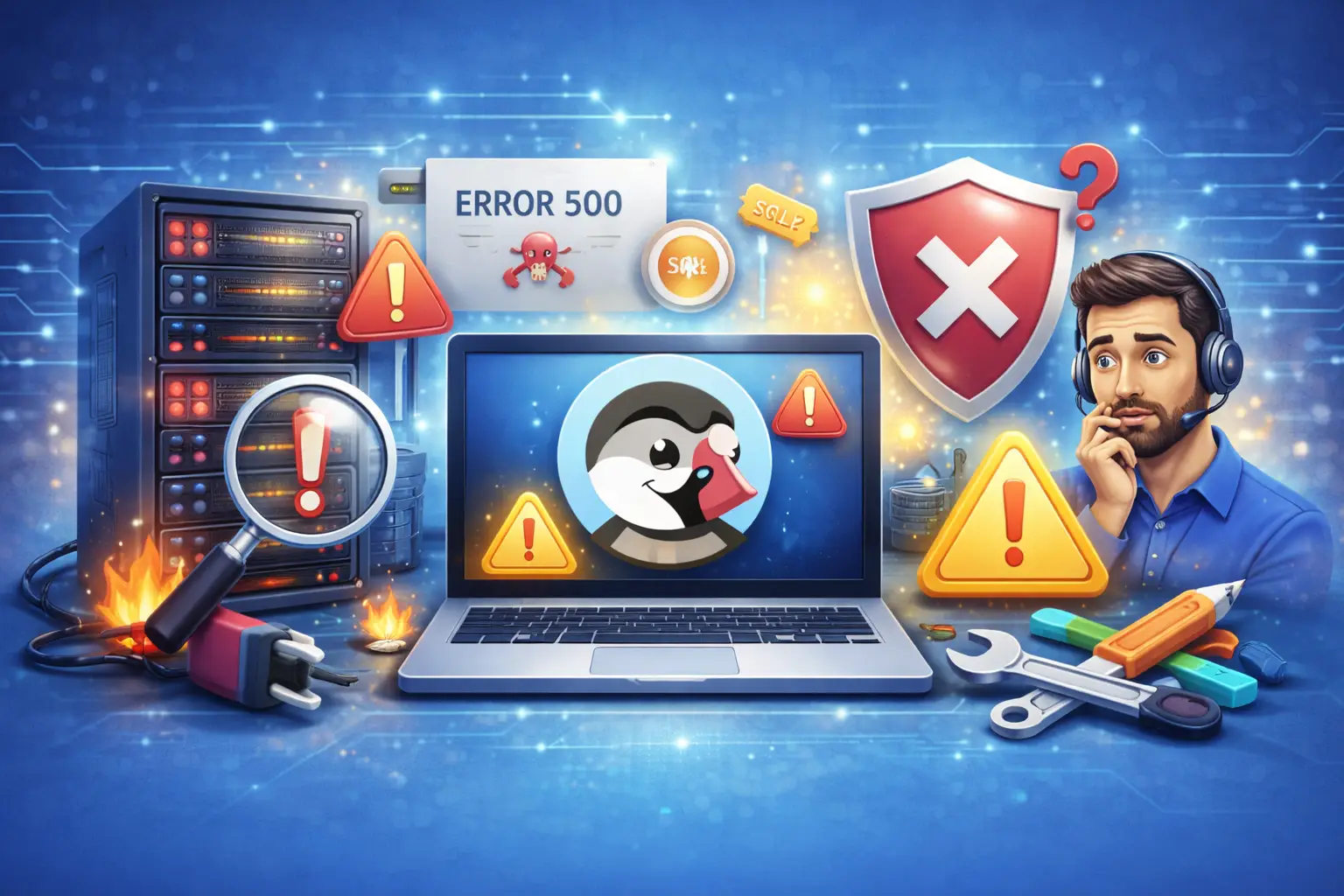 Illustration Erreurs fréquentes PrestaShop