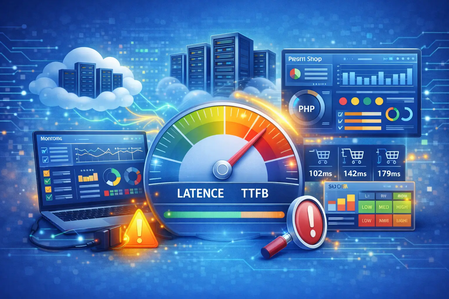 Illustration Test performances hébergement